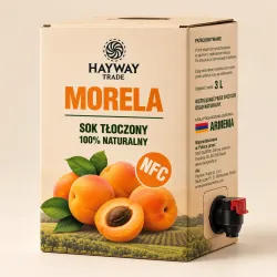 100% NFC apricot juice 3 l